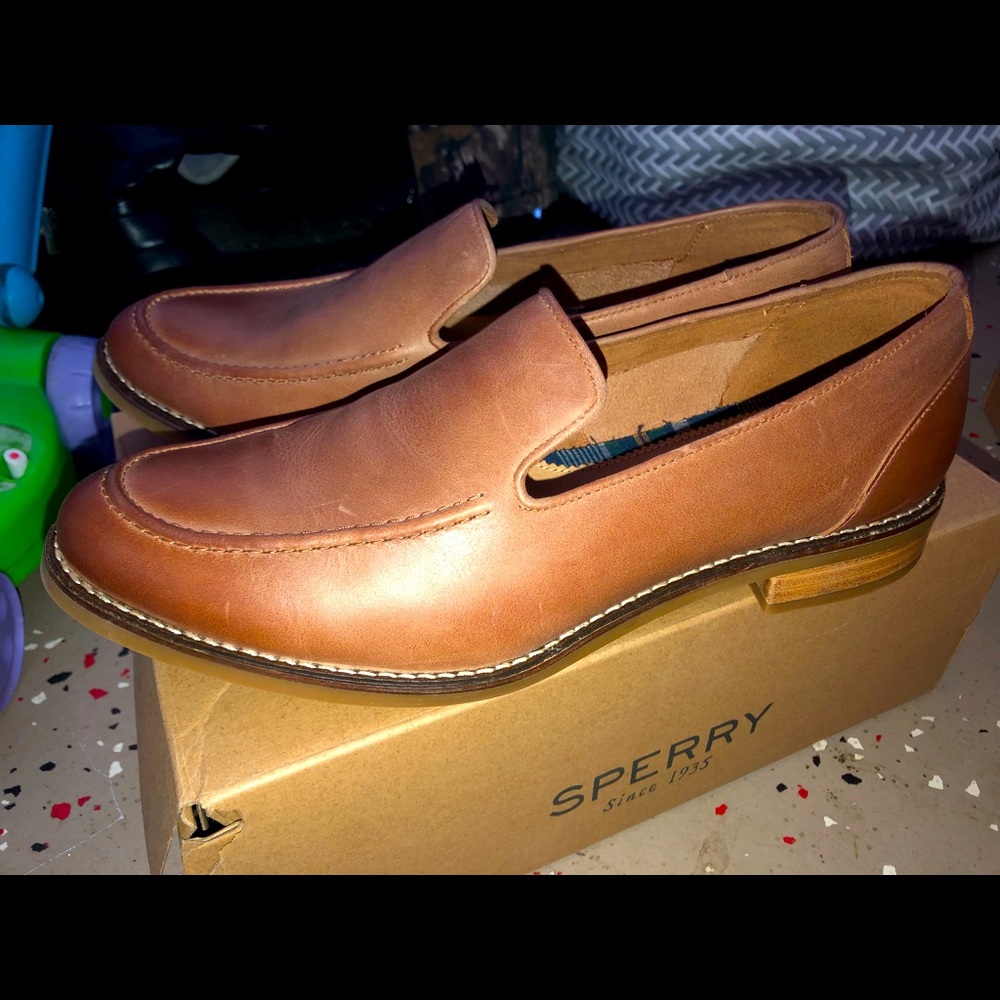 Sperry loafers. Never worn. New in box.